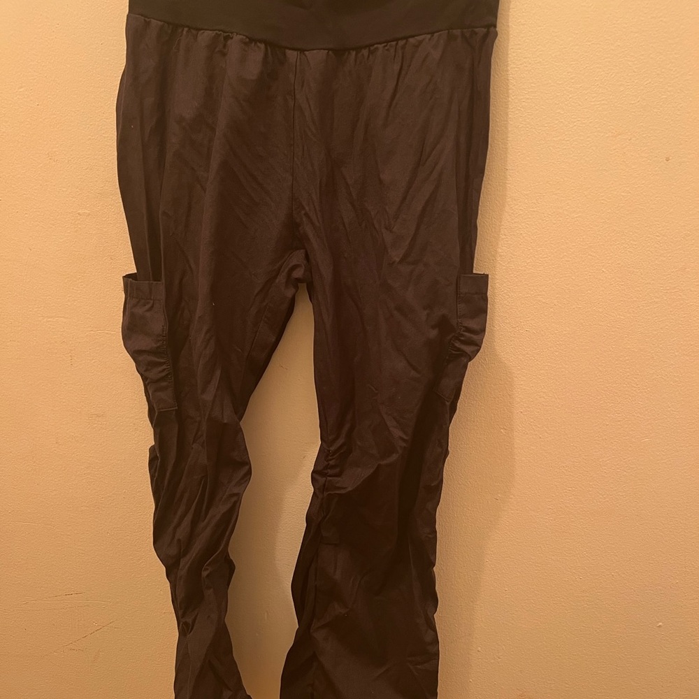 Picasso Black Pant W/ Stretchy Waist & Side Pockets